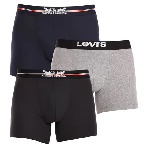 Levi's 3PACK pánské boxerky vícebarevné (701224663 001) M