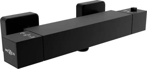 MEXEN Cube termostatická sprchová baterie černá 77200-70