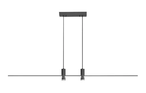 LED Solution Černé závěsné LED svítidlo designové 80cm 19W 10060