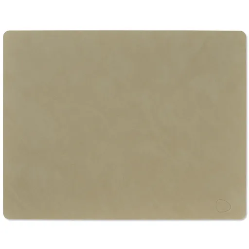 Prostírání SQUARE NUPO 35 x 45 cm, bylinný prach, kůže, LIND DNA