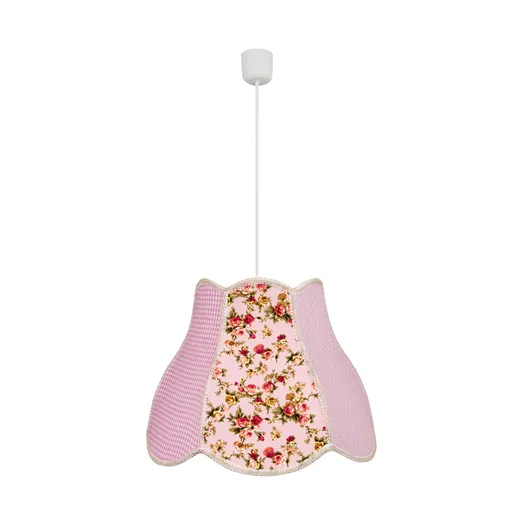 Závěsná stropní lampa Zuza e27 růžová