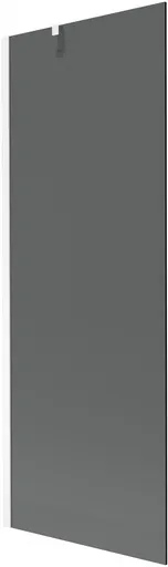 MEXEN/S Next vanová zástěna FIX 70 x 150, grafit, bílá 895-070-000-00-40-20