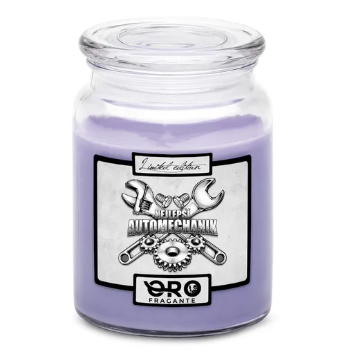 Svíčka Nejlepší automechanik (Vůně svíčky: Levandule)