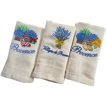 Chanar Set kuchyňských utěrek Provence 3ks (08-01-0022-02-15-015)