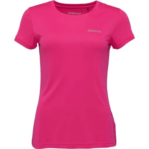 Fitforce RISA Dámské fitness triko, růžová, velikost