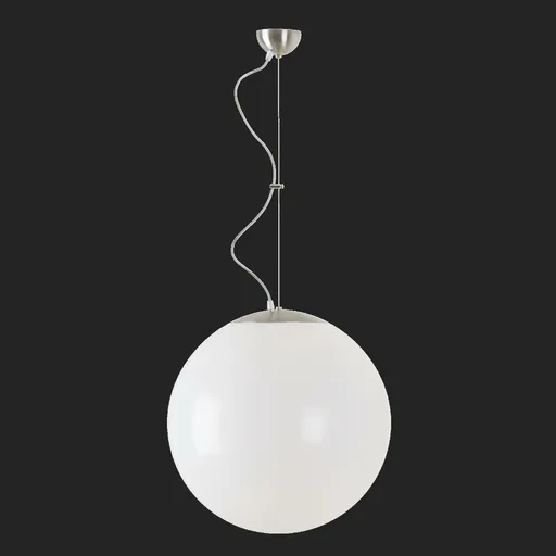 OSMONT ISI64753 ISIS L4 PM závěsné plastové svítidlo nerez broušená / bílá IP40 4000 K 41W LED nouzové kombinované 3 h