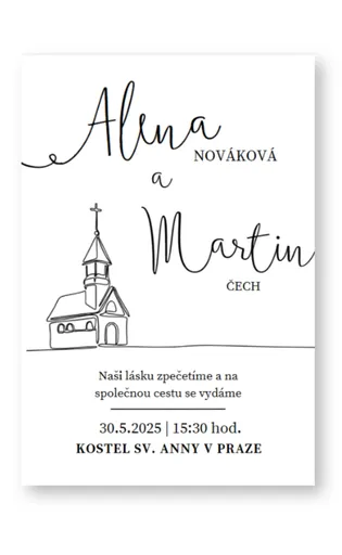 Personal Oznámení - Classic Zvolte množství: od 11 ks do 30 ks