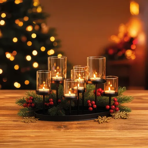 Haushalt international Svícen na sedm svíček, 34,5 x 20 x 23 cm