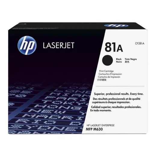 HP CF281A - originální toner HP 81A, černý, 10500 stran