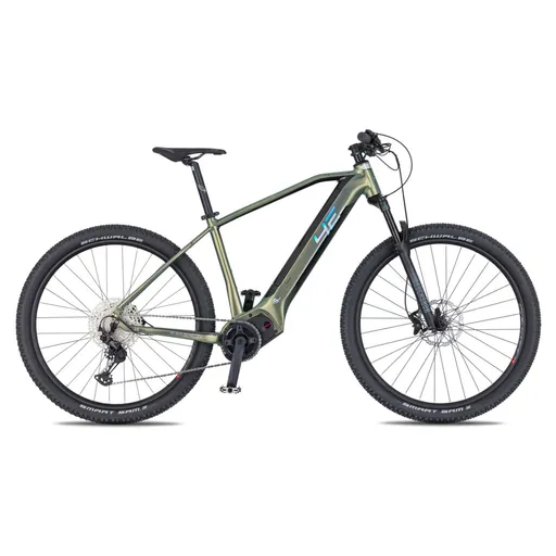 Horské elektrokolo 4EVER Exstream PRO 820Wh 29" 10.0 XL (21", 185-202 cm) snake green/hologram
