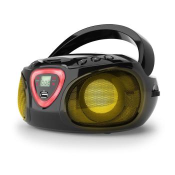 Auna Roadie CD Boombox UKW Radio, Light Show, CD přehrávač, Bluetooth 5.0