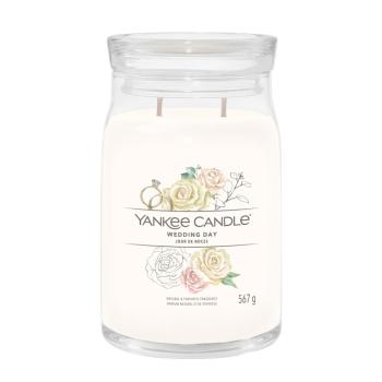 Yankee Candle Aromatická svíčka Signature sklo velké Wedding Day 567 g