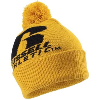 Russell Athletic WINTER POMPOM HAT Pánská zimní čepice, žlutá, velikost