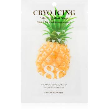 NATURE REPUBLIC Cryo Icing Vitalizing Mask Sheet hydratační a rozjasňující maska se zklidňujícím účinkem 27 ml