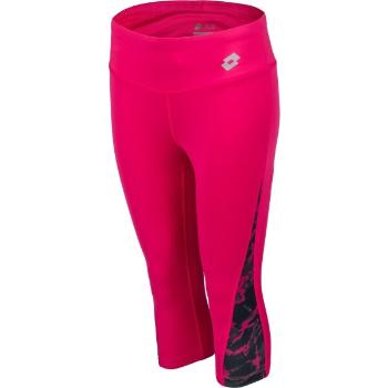 Lotto RUN FIT LEGGINGS Dámské tříčtvrteční legíny, růžová, velikost