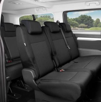 Přesné autopotahy Toyota ProAce 2016- (2 opěradla + 2 sedadla)