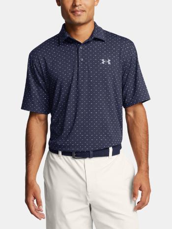 Under Armour UA Playoff 3.0 Printed Polo Triko Modrá