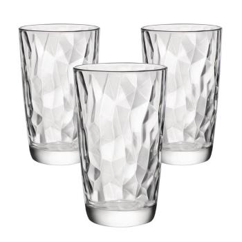 Set pahare de long drink Diamond, 470 ml, 3 buc.