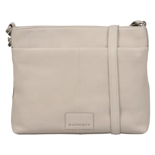 Dámská crossbody kožená kabelka Burkely Milna - šedá