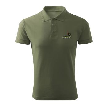Bontis Polokošile s výšivkou Štika - Khaki | S