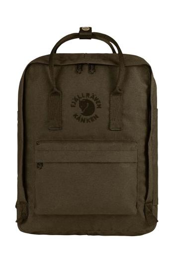 Batoh Fjallraven Re-Kanken zelená barva, velký, hladký