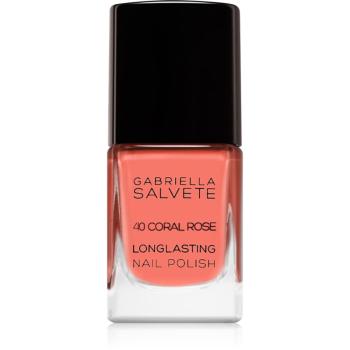 Gabriella Salvete Longlasting Enamel dlouhotrvající lak na nehty s vysokým leskem odstín 40 Coral Rose 11 ml