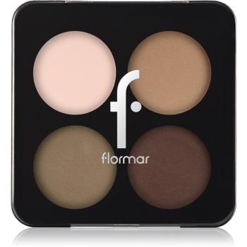 flormar Color Eyeshadow Palette paletka očních stínů odstín 004 Swiss Chocolate 6 g