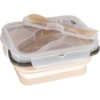 Zopa Silicone Lunch Box Small jídelní sada Sand Beige 15x7,5 cm 1 ks