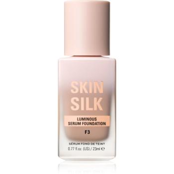 Makeup Revolution Skin Silk Serum Foundation lehký make-up s rozjasňujícím účinkem odstín F3 23 ml