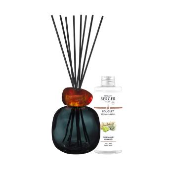Maison Berger Paris Dárková sada aroma difuzér Mineral Black + náplň Wilderness 180 ml
