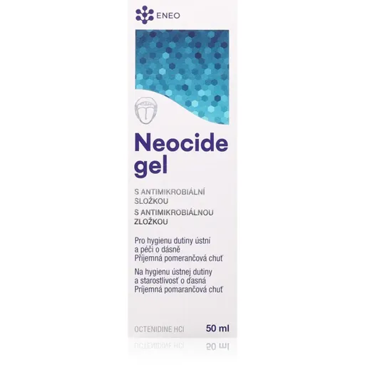 ENEO Neocide Gel 0,1 % ústní gel s antimikrobiální přísadou příchuť Orange 50 ml