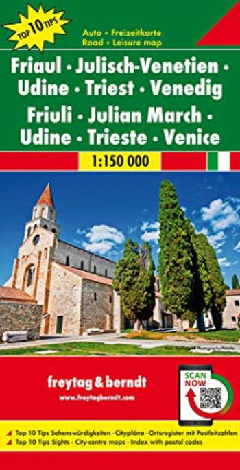 AK 0630 Furlansko-Julské Benátsko, Udine 1:150 000