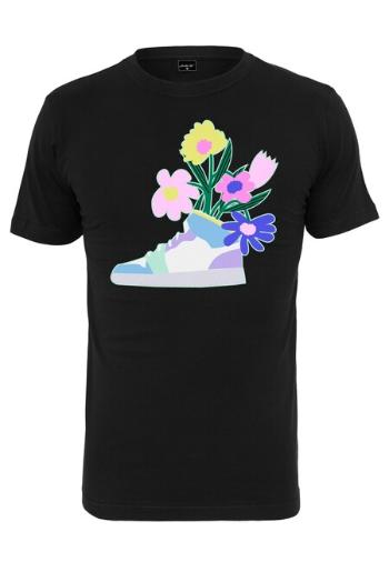 Mr. Tee Ladies Flower Sneaker Tee black - L