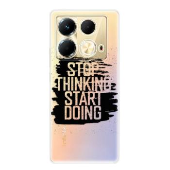 Odolné silikonové pouzdro iSaprio - Start Doing - black - Infinix Note 40