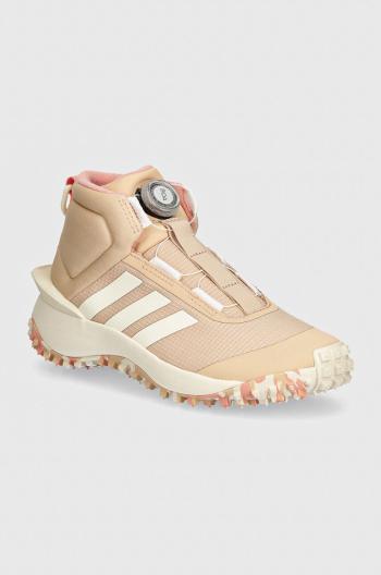 Dětské boty adidas FORTATRAIL BOA oranžová barva, IF9261