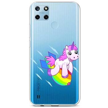 TopQ Kryt Realme C25Y silikon Flying Unicorn 70609 (Sun-70609)