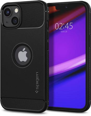 Telefon tok Spigen Rugged Armor iPhone 13 mini matt fekete tok