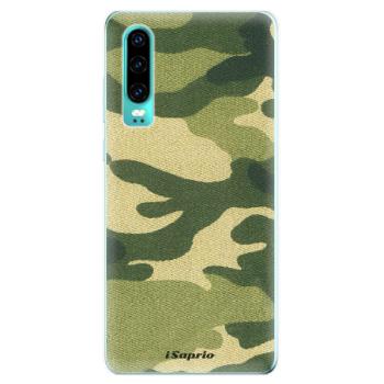 Odolné silikonové pouzdro iSaprio - Green Camuflage 01 - Huawei P30