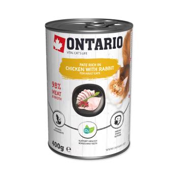 Ontario Kuřecí paté s králíkem konzerva 400 g