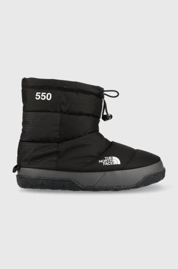 Sněhule The North Face MEN S NUPTSE APRES BOOTIE černá barva