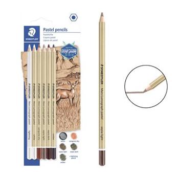 STAEDTLER Mars Lumograph šestihranná pastelová - sada 6 barev (4007817052112)