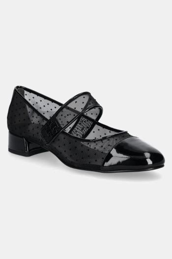 Lodičky Tory Burch Cap-Toe Mary Jane Heel Ballet černá barva, na podpatku, 162496-001