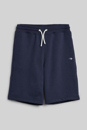 TEPLÁKOVÉ ŠORTKY GANT SHIELD SWEAT SHORTS EVENING BLUE