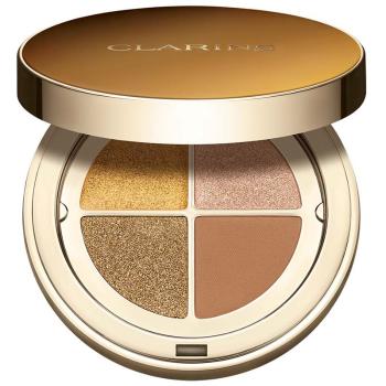 Clarins Ombre 4 Colour Eye Palette paletka očních stínů pro dlouhotrvající efekt odstín 07 Bronze Gradation 4,2 g