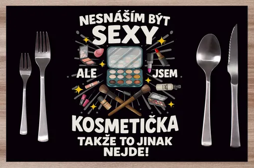 Prostírání Sexy kosmetička
