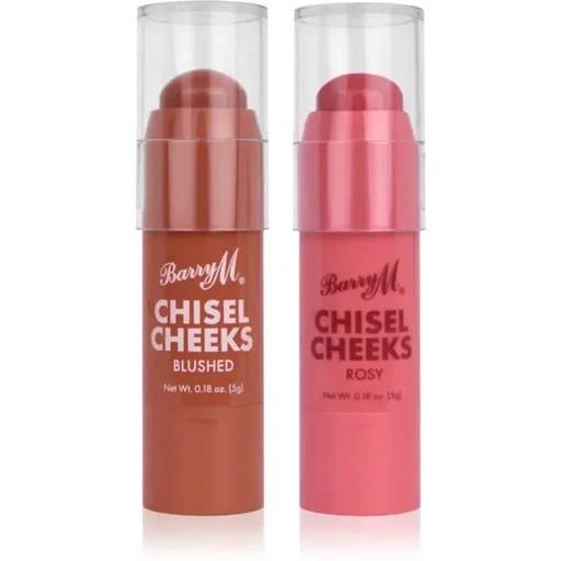 Barry M Chisel Cheeks krémová tvářenka v tyčince duo balení 2x5 g