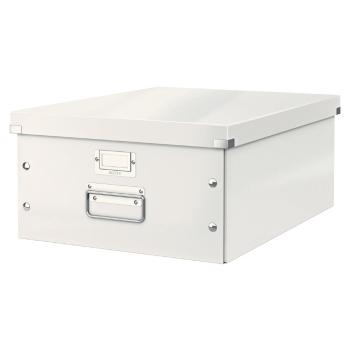Fehér fedeles karton tárolódoboz 37x48x20 cm Click&Store – Leitz