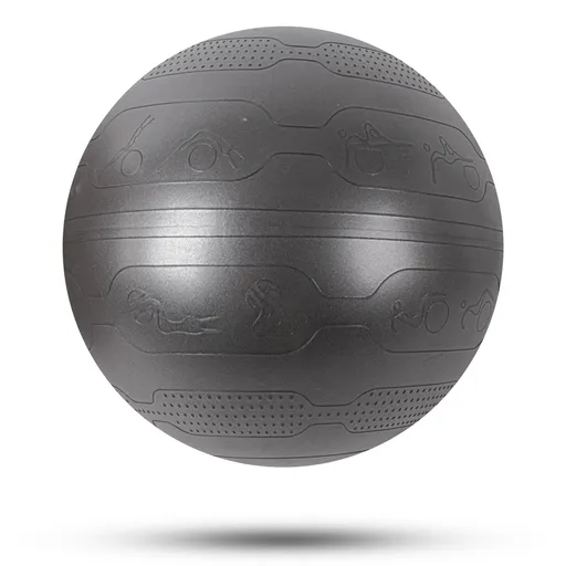 Gymnastický míč inSPORTline Stretch Ball 55 cm černá