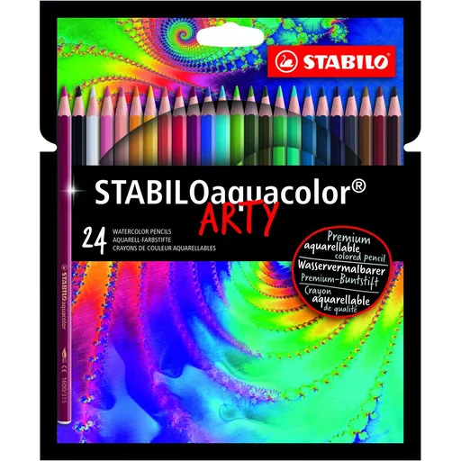 STABILO 1624-1-20 Aquacolor Akvarelové pastelky ARTY 24 ks