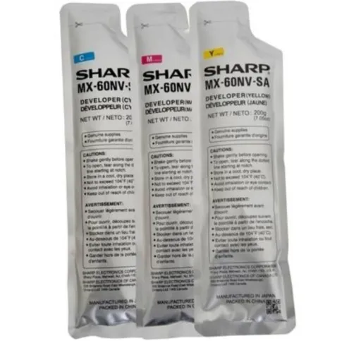 Sharp MX-61GVSA barevná (CMY) sada originální developer